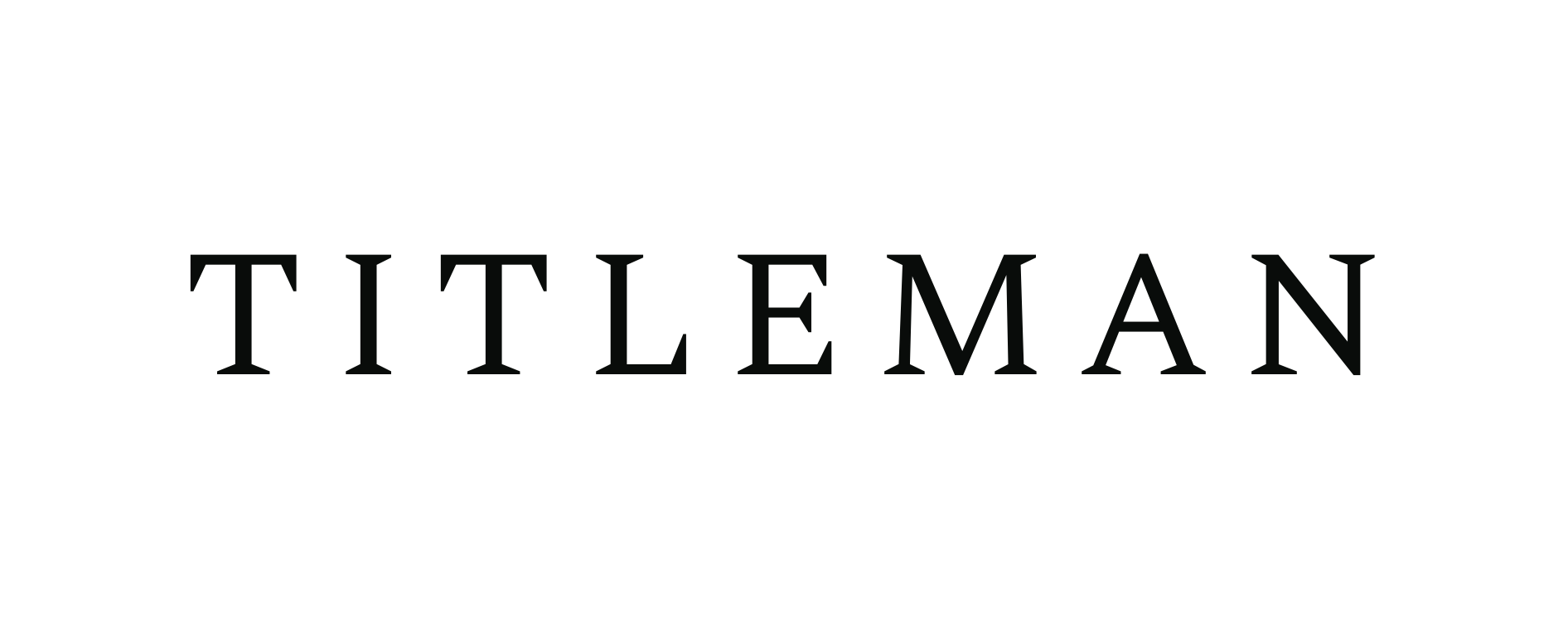 Wordmark — ink on white